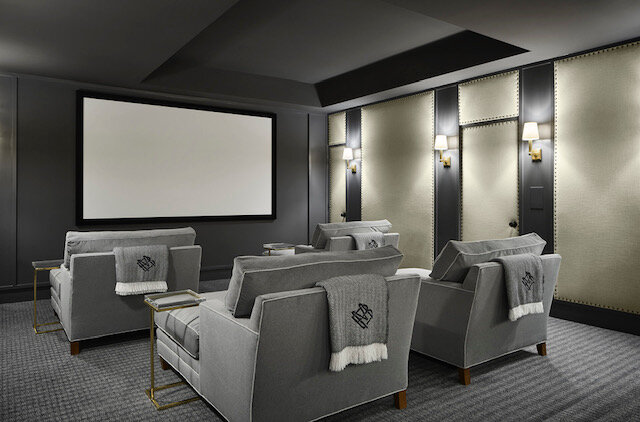 cozy home theatre